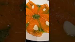 Salmon Carpaccio in Spicy Sauce subscribe trending trendingshorts youtubeshorts viralvideo [upl. by Shannah]