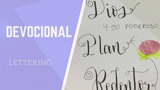 Devocional Lettering [upl. by Ethyl]