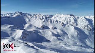 Drohnen Snowupdate 16 Jänner 2019 IschglSamnaun Silvretta Arena [upl. by Defant460]