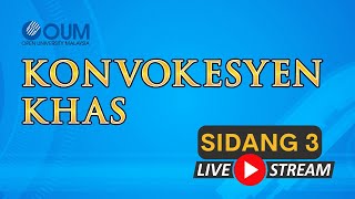 Konvokesyen Khas Open University Malaysia  Sidang 3 [upl. by Sioled]