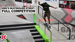 Men’s Skateboard Street FULL COMPETITION  X Games 2021 [upl. by Ahsenot590]