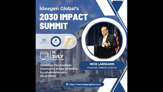 Nick Larigakis 2030 Global Impact Summit [upl. by Ayanaj381]