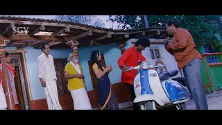 Chikkanna Not Able To Start Bike  Boothayyana Mommaga Ayyu Kannada Movie Comedy Scene [upl. by Anaele]