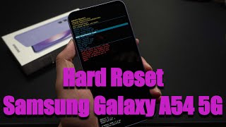 How To Hard Reset Samsung Galaxy A54 5G [upl. by Jenette]