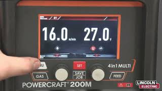 Powercraft 200M MIG Synergic Welding Overview [upl. by Herrmann]