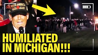 Trump Has MOST HUMILIATING Rally of HIS LIFE in Michigan [upl. by Doowyah]