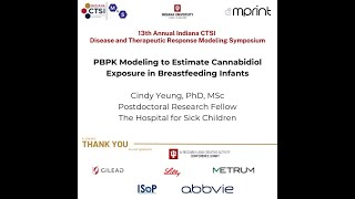 13th Annual DTRMPS PBPK Modeling to Estimate Cannabidiol Exposure in Breastfeeding Infants [upl. by Lemar196]