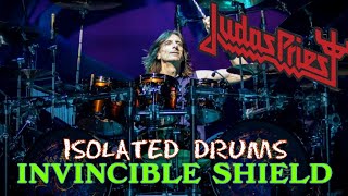 JUDAS PRIEST  INVINCIBLE SHIELD DRUMS ONLY [upl. by Areit747]