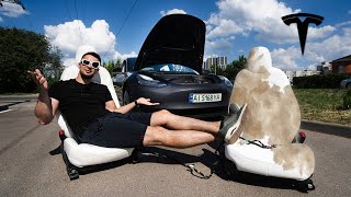 ЗІБРАЛИ мою TESLA із США але з салоном виникли проблеми [upl. by Oicapot]