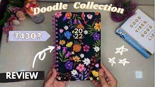 Doodle Collection 2022 Moonlit Planner Review  First Impression  Flip Through [upl. by Anirazc]