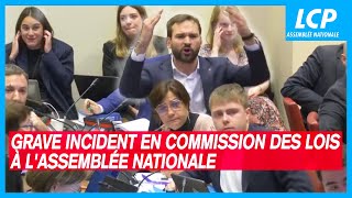 Grave incident en commission des Lois à LAssemblée nationale  30112023 [upl. by Lowery]