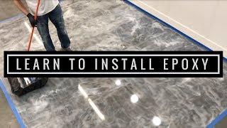 Learn To Install Metallic Epoxy Floors Like The Pros  Start To Finish [upl. by Poliard626]