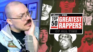 Billboards Top 50 Rappers List Isnt THAT Bad [upl. by Constancia398]