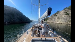 Hallberg Rassy 44 Cruising the Swedish Fjords and Exportation process Sailing Breezy Ep 4 SD [upl. by Redmond114]