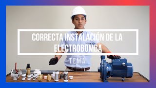 INSTALACIÓN de una electrobomba pedrollo [upl. by Nerraf]