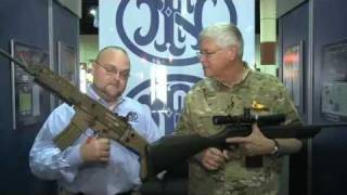 FN SCAR 16 amp FNAR Rifle  FNH Interview at SHOT Show 2009 [upl. by Jacquie]