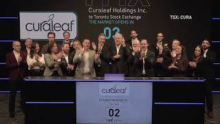 Curaleaf Holdings Inc Opens the Market Thursday December 14 2023 [upl. by Fayre]