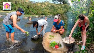 Cocinando a la orilla del rio con Francis Díaz y familia [upl. by Adnohsal]