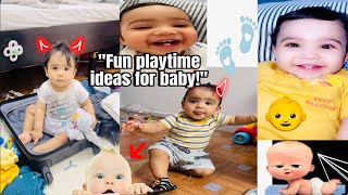 Activities For 1 Year old Baby at Home  Fun playtime ideas for baby Funny Baby Video [upl. by Acinorahs572]