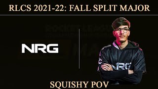 POV PRO NRGSquishy  RLCS 202122 Fall Split Major  NRG vs Sandrock Gaming  11 December 2021 [upl. by Mildrid]