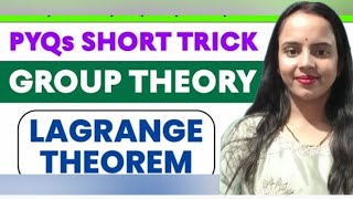 Concept of Lagrange Theorem  Group Theory  Short Trick By StudywithShrishti1 [upl. by Mccandless989]