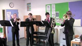 Dont Stop Me Now Trombone Quartet [upl. by Atalaya]