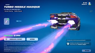 Nouvelle BOUTIQUE Rocket Racing sur Fortnite [upl. by Tudor590]