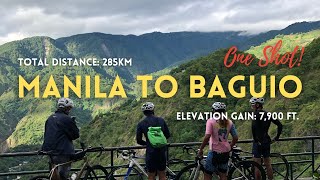 A CYCLISTS DREAM RIDE  Manila to Baguio One Shot [upl. by Letta796]