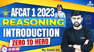 AFCAT 1 2023 Preparation  AFCAT Reasoning  Introduction 1  Sahil Tiwari [upl. by Doralyn]