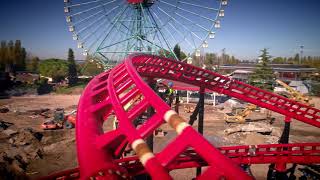 Ducati Roller Coaster Installation Drone Video [upl. by Ariaz617]