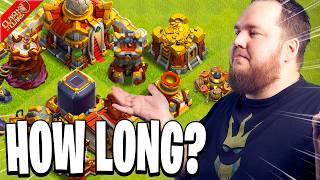 How Long Will it take to Max TH16  Clash of Clans [upl. by Esilrac]