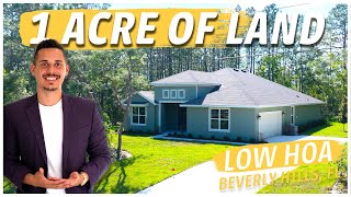 BRAND NEW Custom Home With 1 Acre Of Land In Upandcoming FLORIDA City [upl. by Osric992]