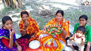 Dimer Devil Recipe  Dimer Chop  Very Tasteful Egg Devil Bengali Village Style Recipe [upl. by Ran202]