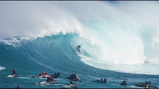 Opening Day at JAWS Almost made my Longest and Best Big Barrel 101823 [upl. by Assetnoc479]