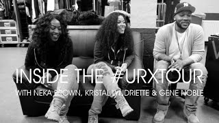 INSIDE THE URXTOUR  Meet Ushers BGV [upl. by Drabeck]