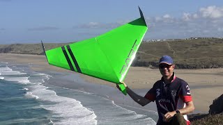 Dart Delta wing glider Maiden Flight [upl. by Damahom889]