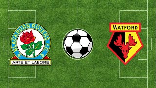 Blackburn vs Watford  EFL Championship 202324  Football Simulation PES 21 [upl. by Adnohsirk]