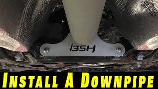 How To Install a Turbo Downpipe [upl. by Desimone432]