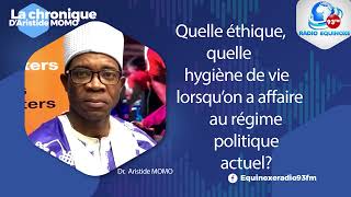 CHRONIQUE ARISTIDE MONO DU VENDREDI 26 JANVIER 2024  EQUINOXE TV [upl. by Aehtrod]