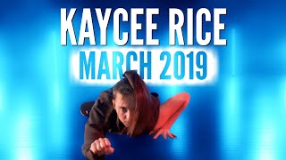 Kaycee Rice  March 2019 Dances [upl. by Gurtner662]