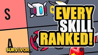 BEST amp WORST Evo Skills in Survivorio Tier List  EVERY SKILL RANKED [upl. by Eskil]