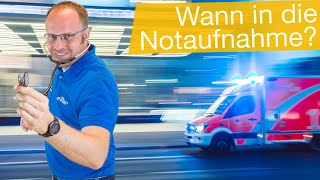 Notaufnahme oder Notdienst ❓ Krankenhaus vs ärztlicher Bereitschaftsdienst [upl. by Elleb962]