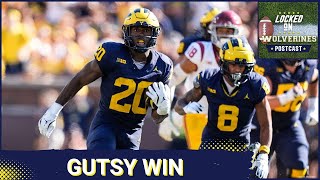 Locked On Wolverines POSTCAST Michigan Wolverines DEFEAT USC Trojans Kalel Mullings BREAKSOUT [upl. by Kalinda634]