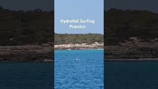 Hydrofoil Surfing trending viralvideo travel summer season adventure vacation 500subs boat [upl. by Pfeifer]