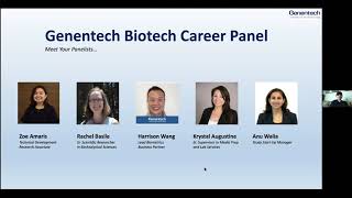 Genentech Biotech Career Panel [upl. by Eicnan678]