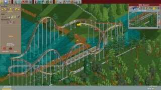 RollerCoaster Tycoon Deluxe  Leafy Lake HD Hasbro Interactive 19992002 [upl. by Elleirol]