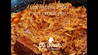 Cochinita Pibil en olla de lento cocimiento [upl. by Mariam]