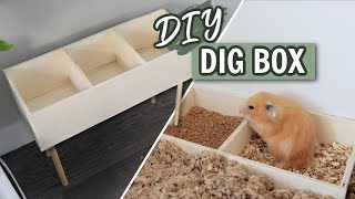 Making a Hamster Dig Box [upl. by Netsirc284]