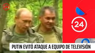 Putin evitó ataque de un tigre a equipo de TV  24 Horas TVN Chile [upl. by Bluh]