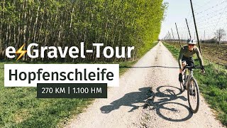 Starke EGravelBike Tour aus München Hopfenschleife in Oberbayern 270 km  WasserRadlwege [upl. by Dodd]